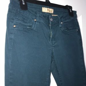 Teal Blue Jeans